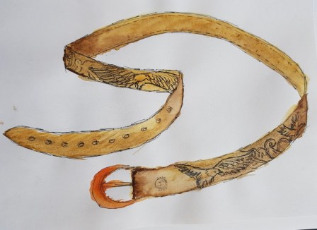 belt watercolour