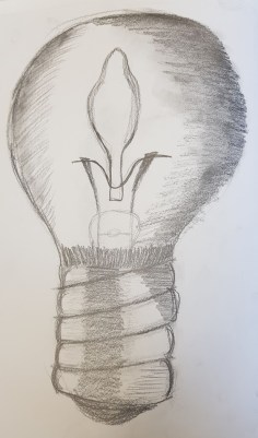 lighbulb drawing
